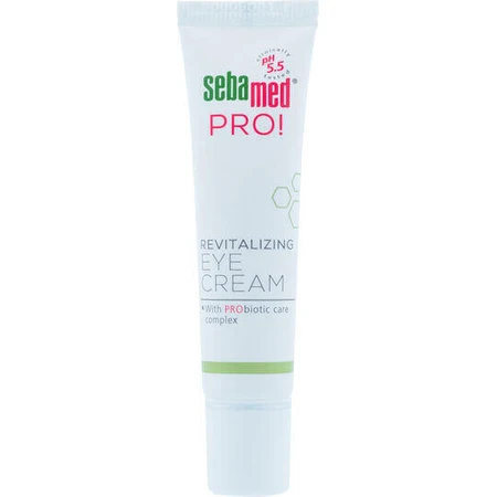 Sebamed PRO! Відновлювальний антивіковий і тонізуючий крем для шкіри навколо очей з гіалуроновою кислотою для чутливої шкіри 15 мл: ціни та характеристики
