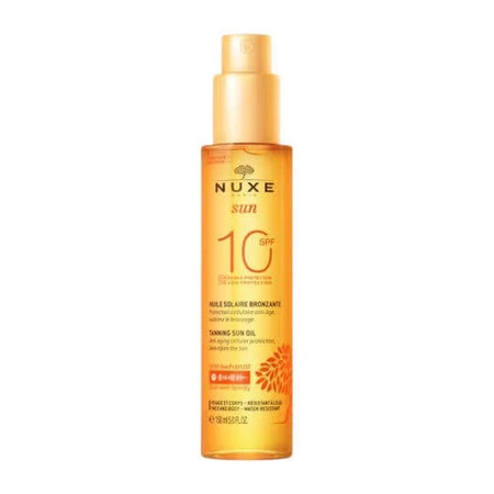 Nuxe Beach Oil Водостійка олія для захисту від сонця для обличчя та тіла SPF10 SPF10 в спреї 150 мл: ціни та характеристики