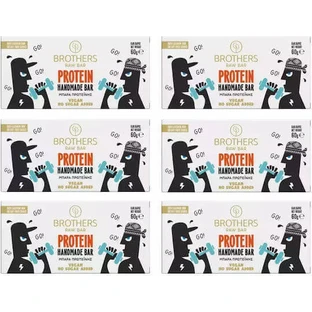 Сирі батончики Brothers Healthy Food з 17% білка зі смаком какао та фундука 6х60гр