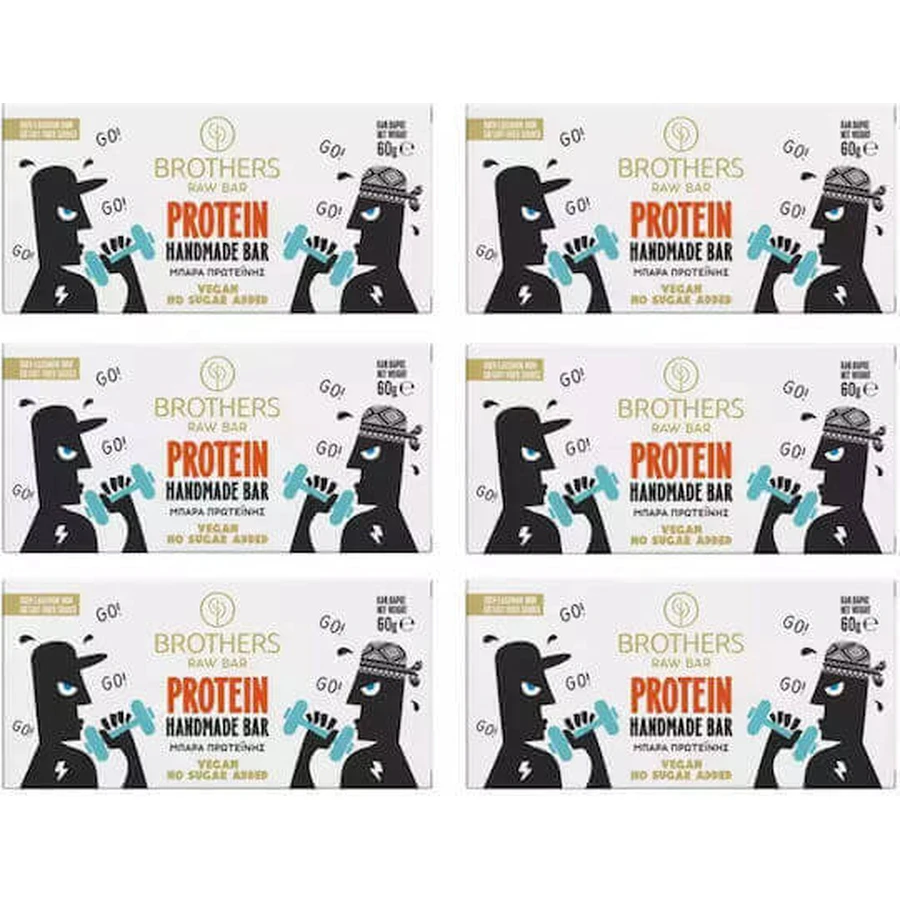 Сирі батончики Brothers Healthy Food з 17% білка зі смаком какао та фундука 6х60гр: ціни та характеристики