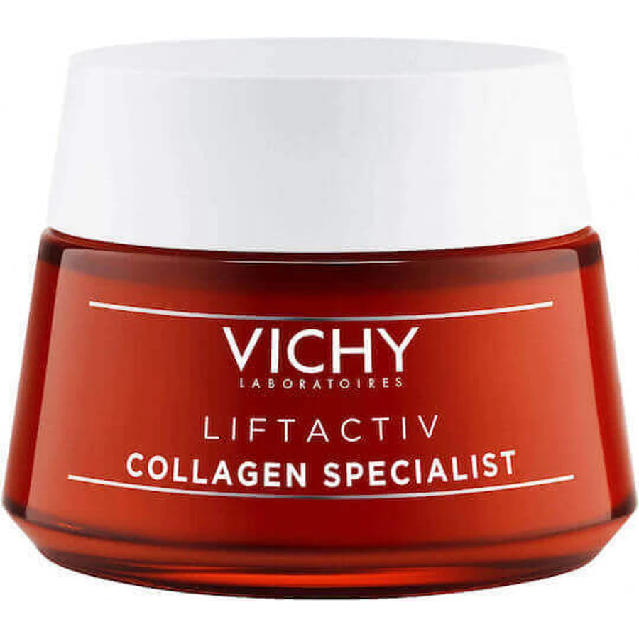 Vichy Liftactiv Collagen Specialist Антивіковий денний крем для обличчя з колагеном і пептидами 48 год 50 мл 50 мл: ціни та характеристики