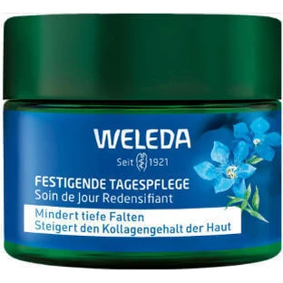 Weleda Блакитна тирлич та едельвейс Зволожуючий та омолоджуючий денний крем для обличчя з колагеном 40мл
