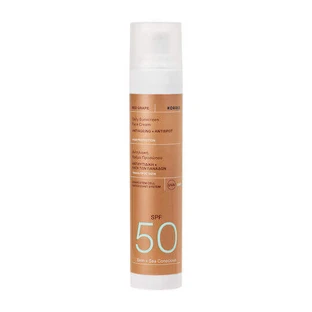 Сонцезахисний крем для обличчя Korres SPF50 з пігментом червоного винограду 50мл