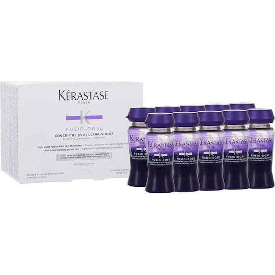 Kérastase Fusio Dose Concentre Ультрафіолетовий концентрат для зміцнення кольору волосся ампули для жінок 10x12мл: ціни та характеристики