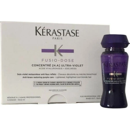 Kérastase Fusio Dose Concentre Ультрафіолетовий концентрат для зміцнення кольору волосся ампули для жінок 10x12мл: ціни та характеристики