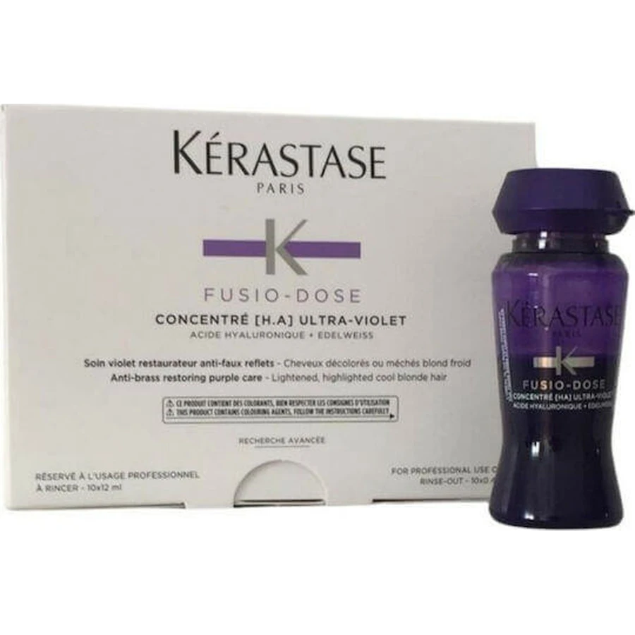 Kérastase Fusio Dose Concentre Ультрафіолетовий концентрат для зміцнення кольору волосся ампули для жінок 10x12мл: ціни та характеристики