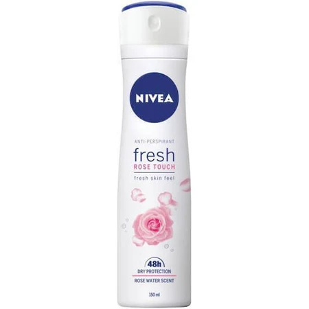 Nivea Nivea Αποσμητικό Σώματος Σπρέυ Γυναικείο Touch Fresh Rose 150мл: ціни та характеристики