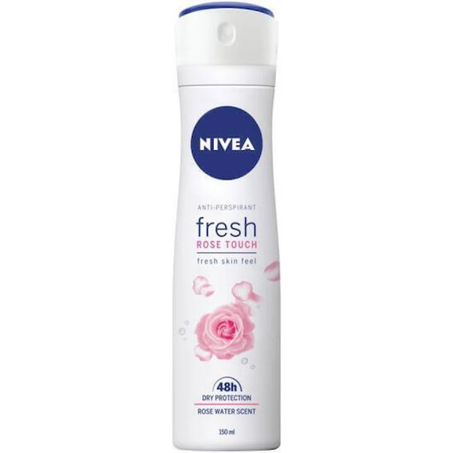 Nivea Nivea Αποσμητικό Σώματος Σπρέυ Γυναικείο Touch Fresh Rose 150мл: ціни та характеристики