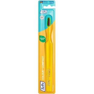 TePe Colour Compact Зубная щетка экстра мягкая желто-зеленая