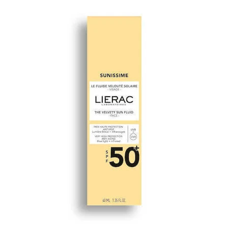 Lierac Sunissime The Velvety Sun Солнцезащитный лосьон для лица SPF50+ 40 мл: цены и характеристики