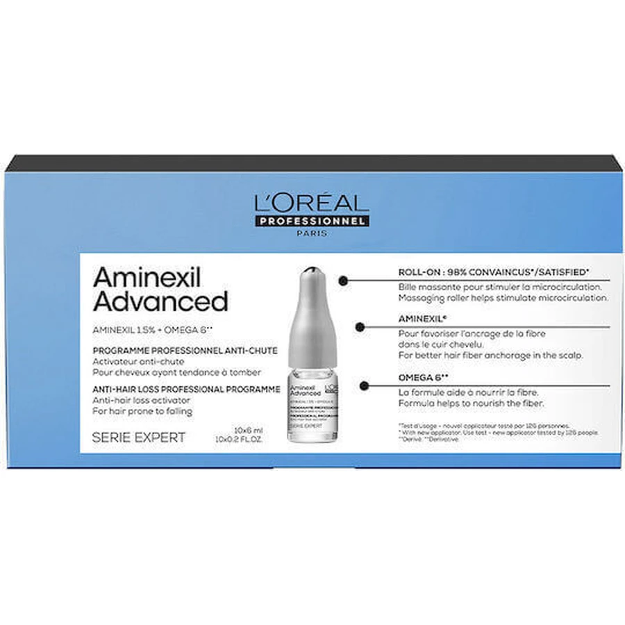 L'Oréal Professionnel Expert Series Aminexil Advanced Hair Ампула против выпадения волос 10x6 мл: цены и характеристики