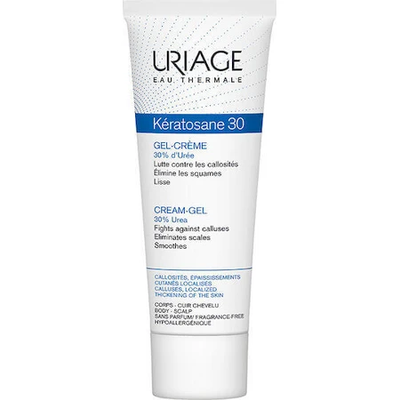 Uriage Eau Thermale Keratosane 30 Gel Creme Зволожуючий гель для тіла з сечовиною для сухої/дуже сухої та чутливої шкіри 75мл: ціни та характеристики