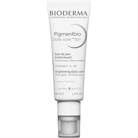 Денний крем для обличчя Bioderma Pigmentbio з SPF50 для зволоження, проти пігментних плям та недосконалостей з вітаміном С 40 мл: ціни та характеристики