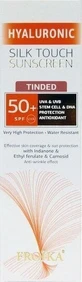 Froika Hyaluronic Silk Touch Sunscreen Тонований мінеральний водостійкий крем для обличчя із захистом від сонця SPF50 з пігментом 50 мл