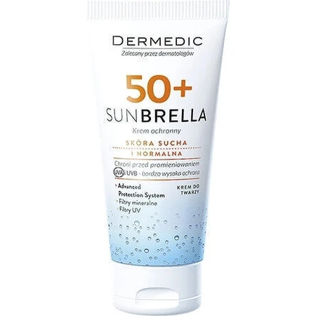 Сонцезахисний крем для тіла Dermedic Sunbrella SPF50 50г: ціни та характеристики