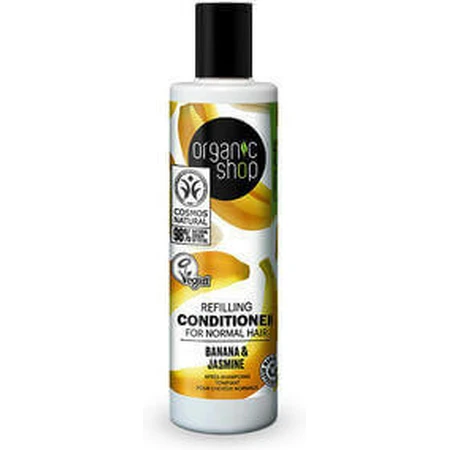 Natura Siberica Organic Shop Банан и жасмин Увлажняющий кондиционер для всех типов волос 280 мл: цены и характеристики