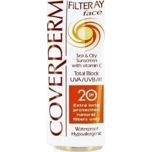 Coverderm Filteray Водостойкий солнцезащитный крем для лица SPF20 50 мл