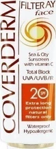 Водостійкий сонцезахисний крем для обличчя Coverderm Filteray SPF20 50 мл