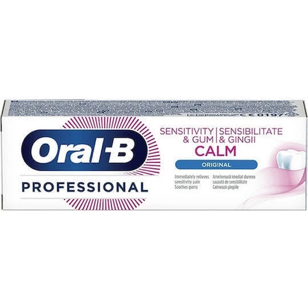 Oral-B Professional Sensitivity & Gum Calm Оригинальная зубная паста для чувствительных зубов и гингивита 75 мл: цены и характеристики