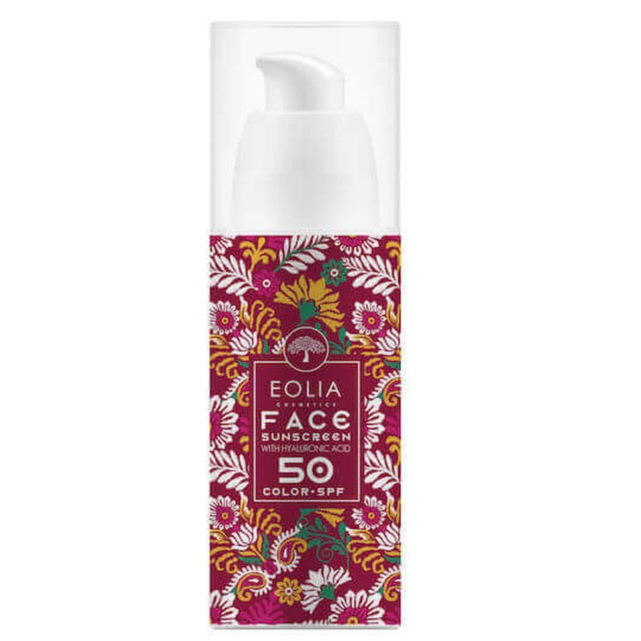 Eolia Cosmetics Солнцезащитный крем для лица SPF50 с цветом 50 мл: цены и характеристики