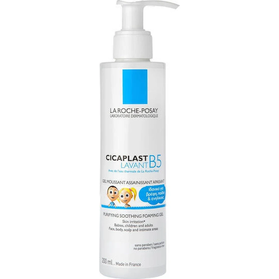 La Roche Posay Cicaplast Cicaplast Lavant B5 Очищувальний заспокійливий піноутворюючий гель для тіла 200 мл: ціни та характеристики