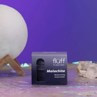 Увлажняющее масло для тела Fluff с малахитом 150 мл