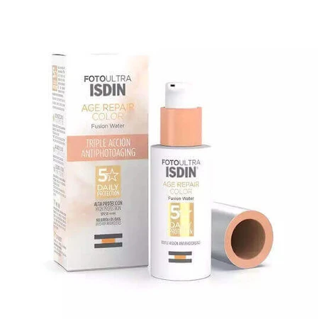 Isdin FotoUltra Age Repair Солнцезащитный крем для лица SPF50 с пигментом 50 мл: цены и характеристики