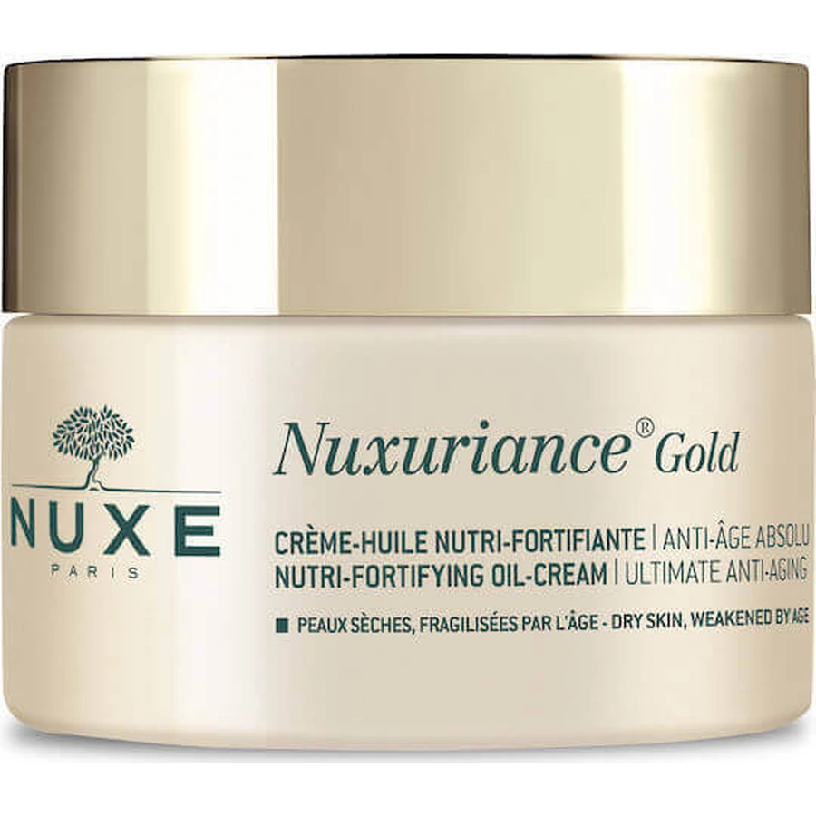 Nuxe Nuxuriance Gold Поживно-зміцнюючий антивіковий денний крем з гіалуроновою кислотою 50 мл: ціни та характеристики