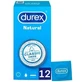 Durex Пресервант натуральний 12шт
