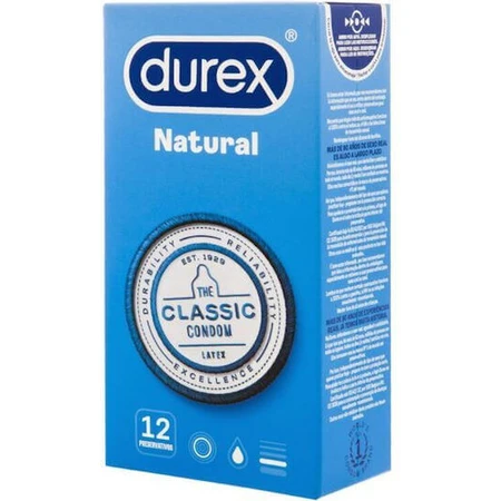 Durex Пресервант натуральний 12шт: ціни та характеристики