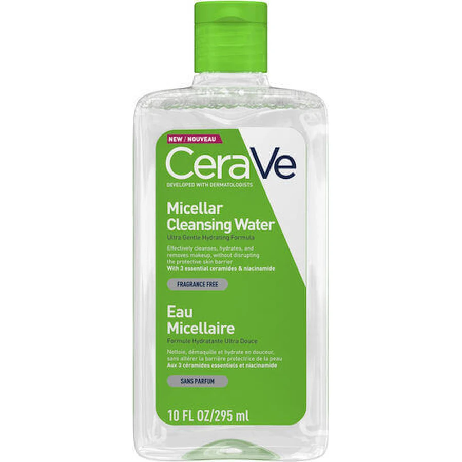 CeraVe Hydrating Micellar Water Make Makeup Removing Макияж лица и глаз 295 мл: цены и характеристики