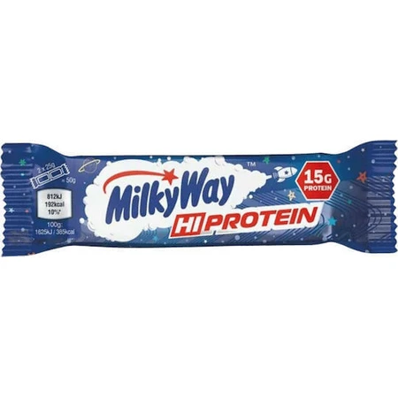 Протеїновий батончик Mars Milky Way Hi Protein Batoon з протеїном 15г та шоколадним смаком 50г: ціни та характеристики