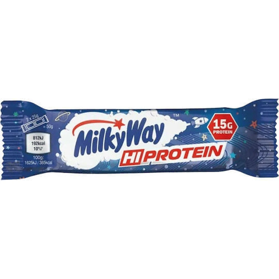 Протеїновий батончик Mars Milky Way Hi Protein Batoon з протеїном 15г та шоколадним смаком 50г: ціни та характеристики