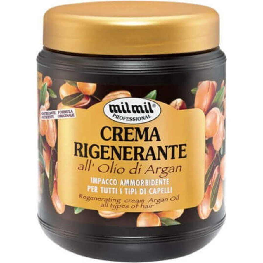 Milmil Professional Crema Rigenerante Crema Regenerante Olio di Argan Восстанавливающая маска для волос 1000 мл: цены и характеристики