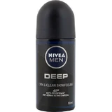 Nivea Чоловічий дезодорант-антиперспірант Nivea Men Deep Dry & Clean Feel дезодорант-спрей 48 год в рулоні 50мл