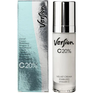 Версія C20% 24-годинний зволожуючий, омолоджуючий і тонізуючий крем для обличчя з вітаміном С 30 мл