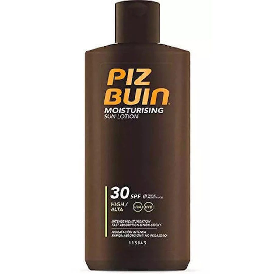 Piz Buin Увлажняющий водостойкий увлажняющий лосьон для тела SPF30 200 мл: цены и характеристики
