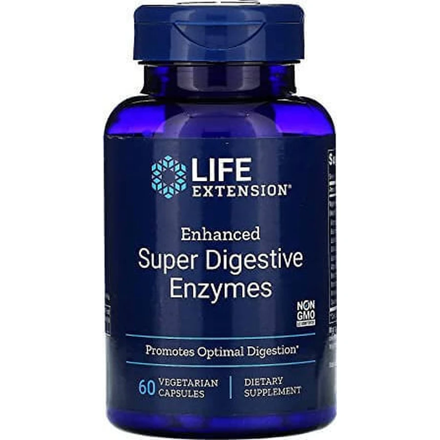 Life Extension Улучшенные суперпищеварительные ферменты 60 растительных капсул: цены и характеристики