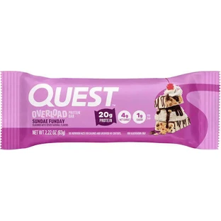 Перевантажувальний батончик Quest Nutrition з протеїном та смаком 20гр Funday Sunde 61гр