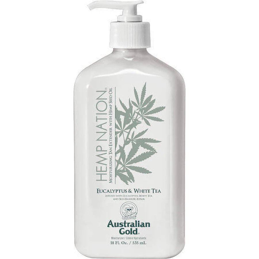 Australian Gold Hemp Nation Эвкалипт и белый чай Эмульсия для тела после солнца с маслом жожоба и ши 535 мл: цены и характеристики