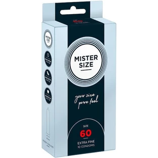 Mister Size Extra Fine Size 60мм Пресервант 10шт
