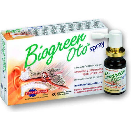 Bionat Biogreen Спрей від алергії та вушних раковин 13мл Bionat Biogreen Спрей від алергії та вушних раковин 13мл: ціни та характеристики