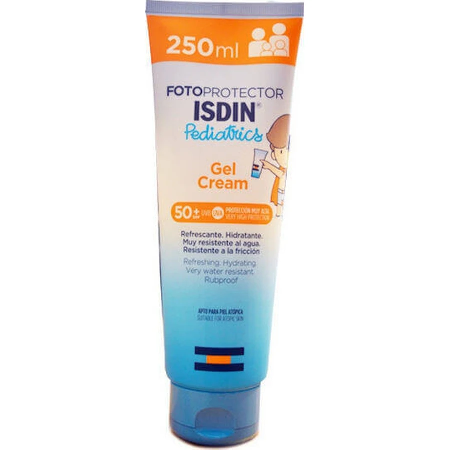 Isdin Фотозахисний дитячий водостійкий крем-гель для засмаги SPF50 250мл 803496: ціни та характеристики