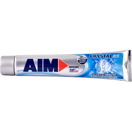 Відбілююча зубна паста AIM Crystal Gel Fresh & White 75мл: ціни та характеристики