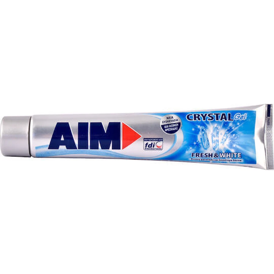 Відбілююча зубна паста AIM Crystal Gel Fresh & White 75мл: ціни та характеристики