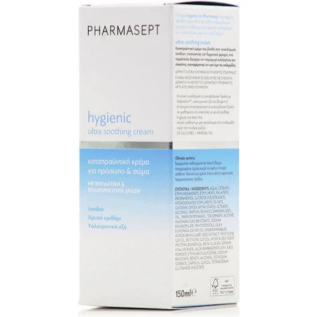 Pharmasept Hygienic Ультра успокаивающий увлажняющий крем для тела с гиалуроновой кислотой для всех типов кожи 150 мл: цены и характеристики