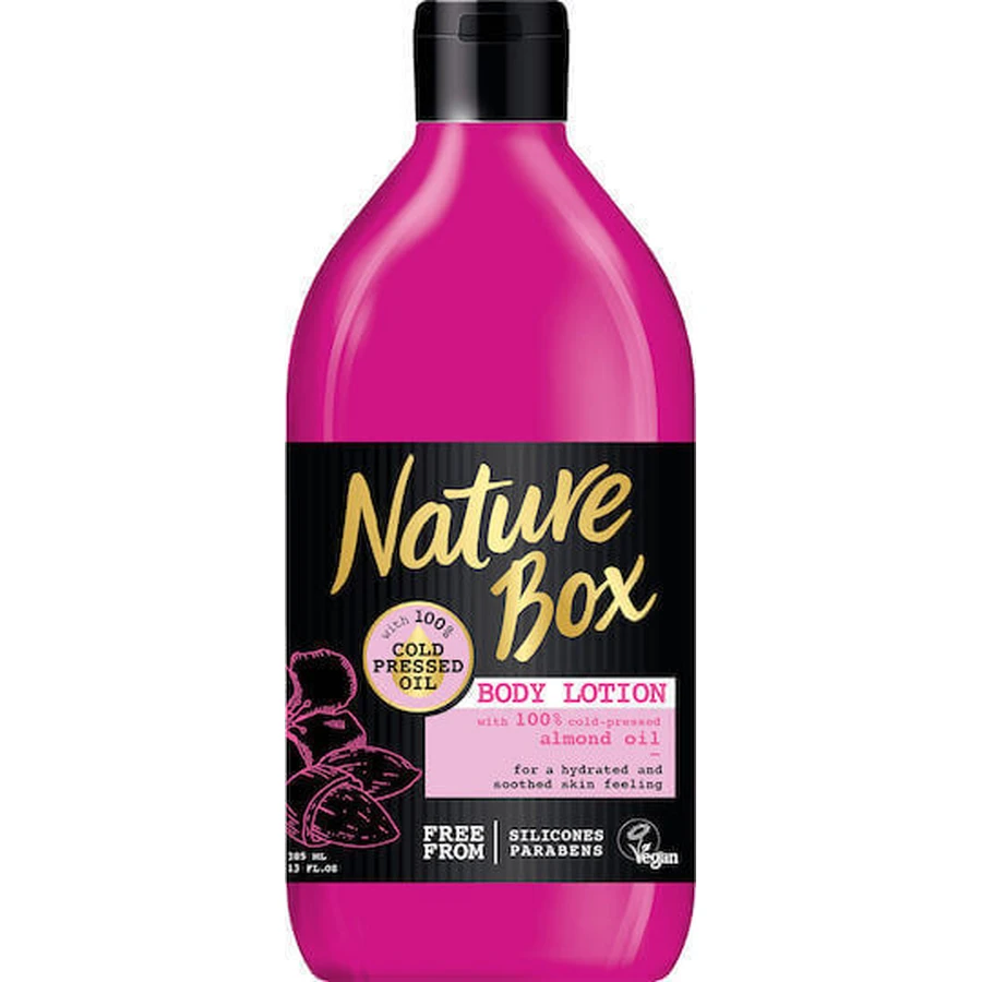 Nature Box Мигдальна олія зволожуючий лосьйон для тіла для чутливої шкіри 385мл: ціни та характеристики