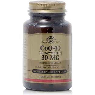 Solgar COQ-10 (Коэнзим Q-10) 30 мг 60 растительных капсул