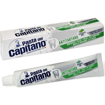 Pasta del Capitano Зубна паста проти зубного каменю та карієсу Pasta del Capitano Зубна паста від карієсу 75мл: ціни та характеристики