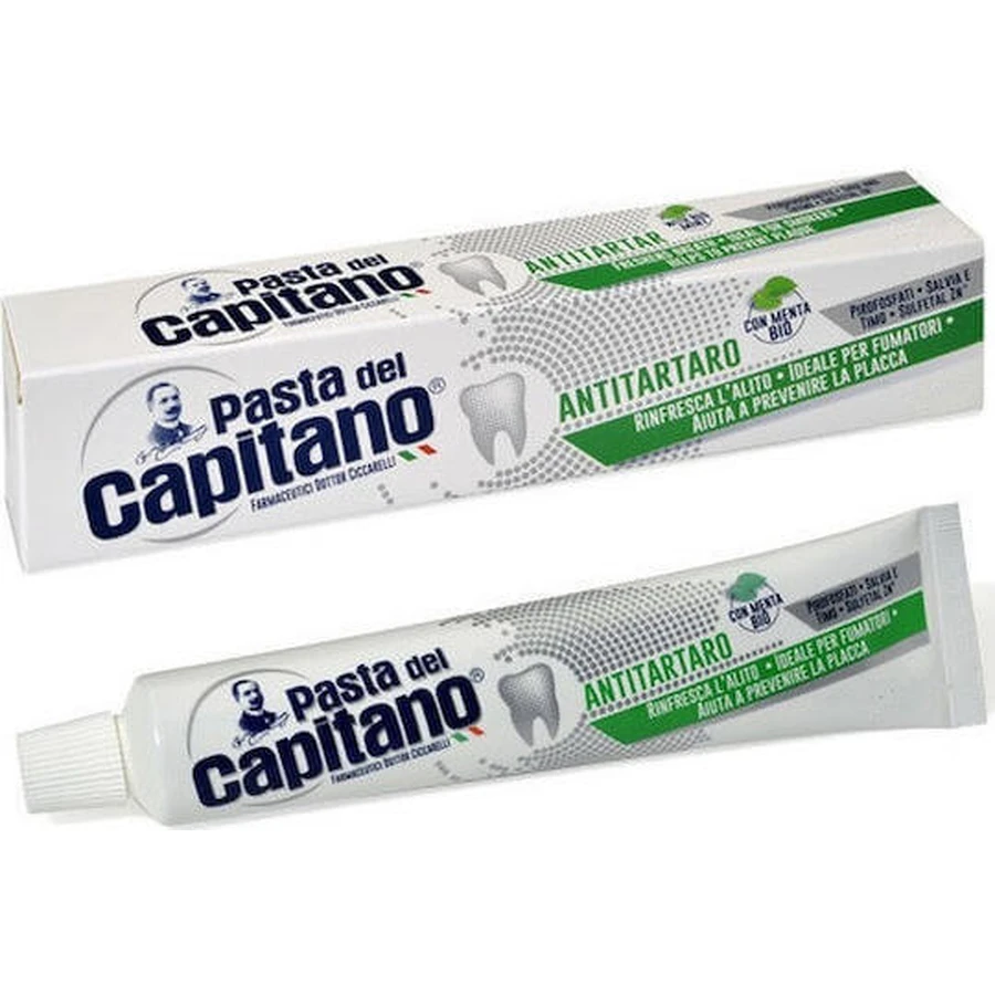 Pasta del Capitano Зубна паста проти зубного каменю та карієсу Pasta del Capitano Зубна паста від карієсу 75мл: ціни та характеристики